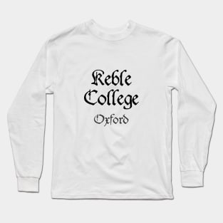 Oxford Keble College Medieval University Long Sleeve T-Shirt